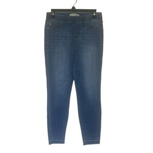 Liverpool denim jeggings with raw hem size 6